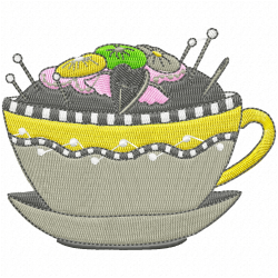 Mugs Embroidery Design 11 Mugs Embroidery Design 11